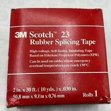 3M SCOTCH 23 RUBBER SPLICING TAPE  2 in x 30 ft (10 yd) x .030 in for sale  Shipping to South Africa