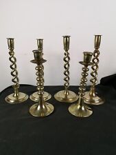 Victorian brass candlesticks for sale  WOLVERHAMPTON