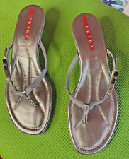 Prada sandalen zehentrenner gebraucht kaufen  Nürnberg