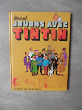 Jouons tintin écriture d'occasion  Tincques