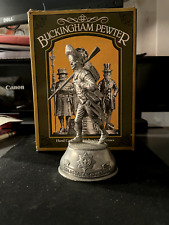 Buckingham pewter figure for sale  GRAVESEND