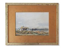 C1860 victorian watercolor for sale  GOODWICK