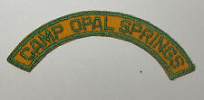 Camp Opal Springs Segment Boy Scout Patch Nebraska CC3, usado comprar usado  Enviando para Brazil