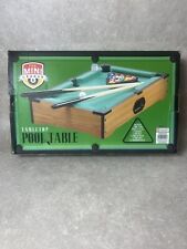 Used, Mini League 8 MiniWooden Table Top Pool Play Snooker Game for sale  Shipping to South Africa