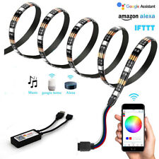 RGB USB 5V LED Tira de Luz Inteligente WiFi TV Luz Trasera wi fi Alexa Google Home Lámpara segunda mano  Embacar hacia Mexico