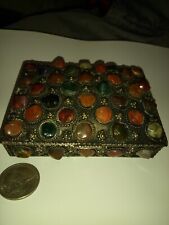 handmade metal trinket box for sale  Raymondville