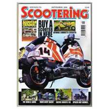 Scootering magazine september for sale  GREAT YARMOUTH