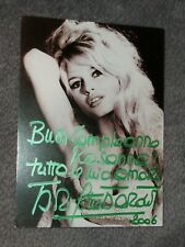 Brigitte bardot autografo usato  Torino