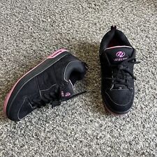HEELYS Black Suede/Pink Style 7063 Skate Sneakers Shoe Women Size 9 NO WHEELS for sale  Shipping to South Africa