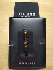 Pulsera para hombre con cuentas GUESS - cuentas marrones - función serpiente - en caja segunda mano  Embacar hacia Argentina