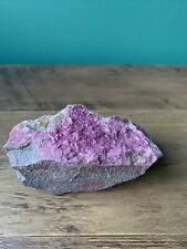 Cobalto Calcite Pink Red Druzy Mineral Gemstone on Matrix for sale  Shipping to South Africa