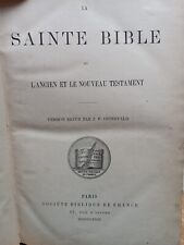 Sainte bible 1879 d'occasion  Saint-Mars-du-Désert