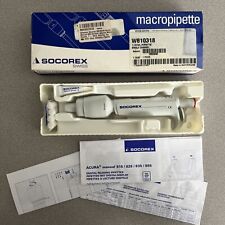 Wheaton Socorex W810318 Macropipette Acura 835 1-10mL Pipette Manual Swiss EUC, used for sale  Shipping to South Africa