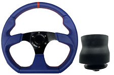 Blue 350mm steering for sale  PETERBOROUGH