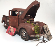 Barn Find 1940 Ford Pickup Truck Rusty Vintage Franklin Perfeito Resistido Arte 1/24 comprar usado  Enviando para Brazil