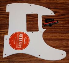 Squier Telecaster Pickguard Jim Root White Guitar Parts Project Humbucker Tele  for sale  Shipping to Canada