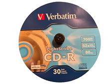 Discos grabables Verbatim 700 MB 52x LightScribe CD-R, 28 discos segunda mano  Embacar hacia Argentina