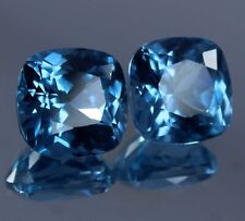 14 Ct + Natural Santa Maria Blue Aquamarine Cushion Cut Loose Certified Gemstone for sale  Shipping to South Africa