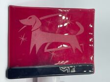 Blenko Glass Night Light-Atomic Dog-Red Sandblasted and Signed for sale  Shipping to South Africa