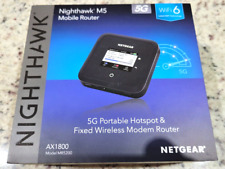 Netgear Nighthawk M5 MR5200 -- WiFi 6 Mobile Router / Hotspot -- 5G / 4G LTE for sale  Shipping to South Africa