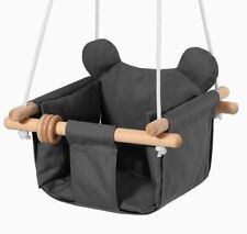 Assento giratório Mlian seguro de lona e madeira para bebê pendurado comprar usado  Enviando para Brazil