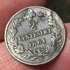 2 centesimi 1861 usato  San Bonifacio