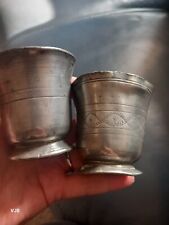 Goblets pewter vintage for sale  GLASGOW