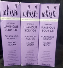 Usado, 🔥Melhor Preço Lote 3x🔥Whish Lavanda Óleo Corporal Luminoso Umidade Absorve 60ml 2oz comprar usado  Enviando para Brazil