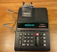 Calculadora de impressão eletrônica preta vintage Sharp EL-2630 máquina de adicionar comprar usado  Enviando para Brazil