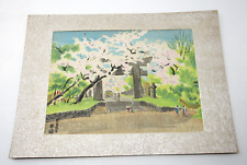 Eiichi Kotozuka Japanese Woodblock Print Toshogu Shrine at Ueno 1950s Uchida for sale  Shipping to South Africa