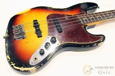 Usado, Fender Custom Shop Custom Built 1962 Jazz Bass relíquia pesada desbotada larga preta 3CS comprar usado  Enviando para Brazil