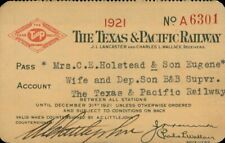1921 texas pacific for sale  Wooster