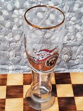 Franziskaner  Weissbier Glass SANTA  In SLEIGH  Beer   1 Pint  10 "  GERMANY for sale  Shipping to South Africa