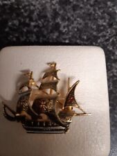 Gold tone galleon for sale  BLAIRGOWRIE