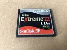 Usado, Tarjeta de memoria Sandisk EXTREME III 1 GB CF tarjeta flash compacta SDCFX segunda mano  Embacar hacia Argentina