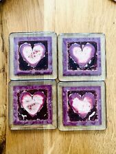 Heart handmade glass for sale  MALPAS