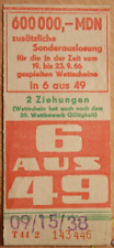 Lottoschein ddr 1966 gebraucht kaufen  Neugersdorf