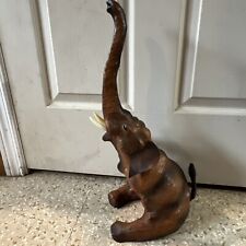 vintage leather elephant for sale  Crown Point