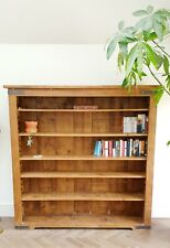 large bookcase solid wood for sale  EAST MOLESEY