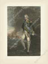 Antique print admiral for sale  HASLEMERE