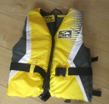 Used, Fluid Adult Size S/M PETIT 31-39" chest Life Jacket Vest SAFETY STRAPS zip front for sale  Shipping to South Africa