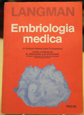 Langman embriologia medica usato  Sarzana