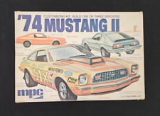 Kit de modelo vintage # 1-7413 MPC 1974 Mustang II kit de personalização caixa aberta/não construído comprar usado  Enviando para Brazil