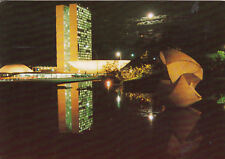 Alte Postkarte - "Meteoro" de Bruno Giorgi e Congresso Nacional à noite comprar usado  Enviando para Brazil