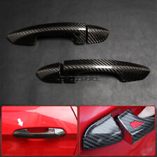 2x Real Carbon Fiber Exterior Door Handle Cover Trim For Ford Mustang 2015-2019 for sale  Shipping to South Africa