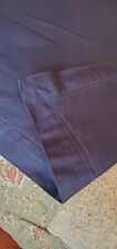 HEM STITCHED Linen/ Cotton Tablecloth, 60 x 82 Inches, Dark Blue/Dry Cleaned, used for sale  Shipping to South Africa