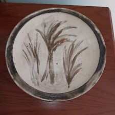 Mid Century Stoneware Pottery Plate Signed Dated 9.5' for sale  Shipping to South Africa