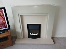 Modern beige fireplace for sale  BOLTON