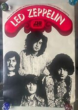 Póster promocional original Vinatge 1969 "Led Zeppelin" Atlantic Records. segunda mano  Embacar hacia Argentina
