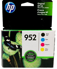 Juego de cartuchos de tinta genuinos 952 HP OfficeJet Pro 7740 8210 8216 8218 8710 -4 piezas segunda mano  Embacar hacia Argentina